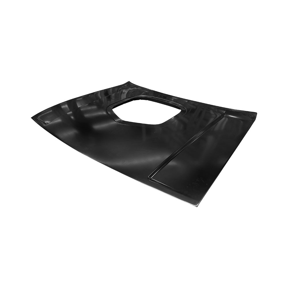 REPLACEMENT HOOD, 2015-2021, FOR DODGE CHALLENGER SHAKER, 68261379AD, (ALUM)