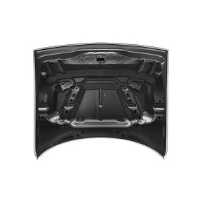 REPLACEMENT HOOD WITH SCOOP, 2015-2018, FOR DODGE CHALLENGER, 68259670AA, (ALUM)