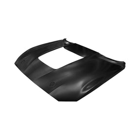 REPLACEMENT HOOD WITH SCOOP, 2018-2021, FOR FORD MUSTANG, GT500 STYLE (ALUM)