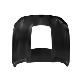 REPLACEMENT HOOD WITH SCOOP, 2018-2021, FOR FORD MUSTANG, GT500 STYLE (ALUM)