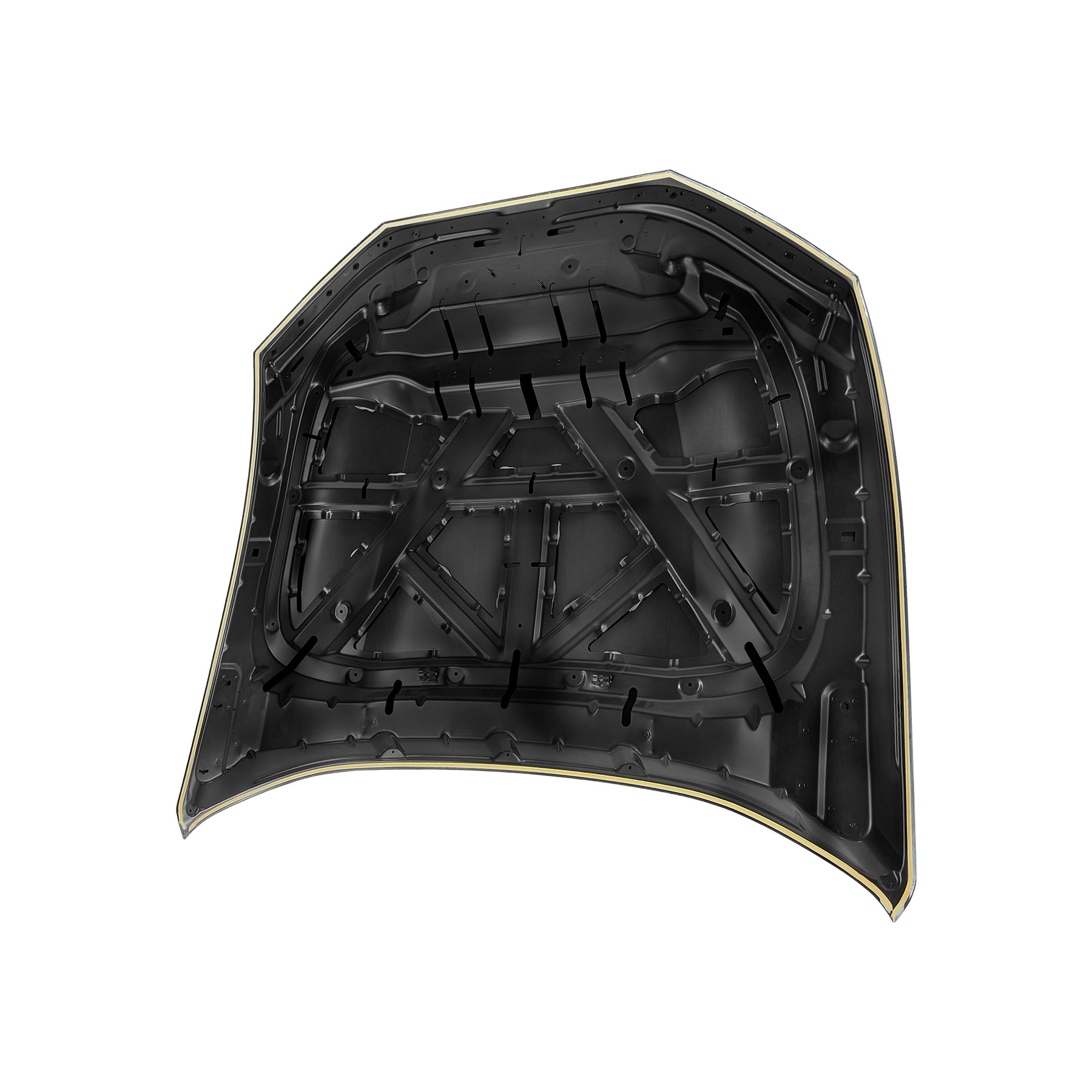 REPLACEMENT HOOD, 2021-, FOR FORD MUSTANG EV, (ALUM)