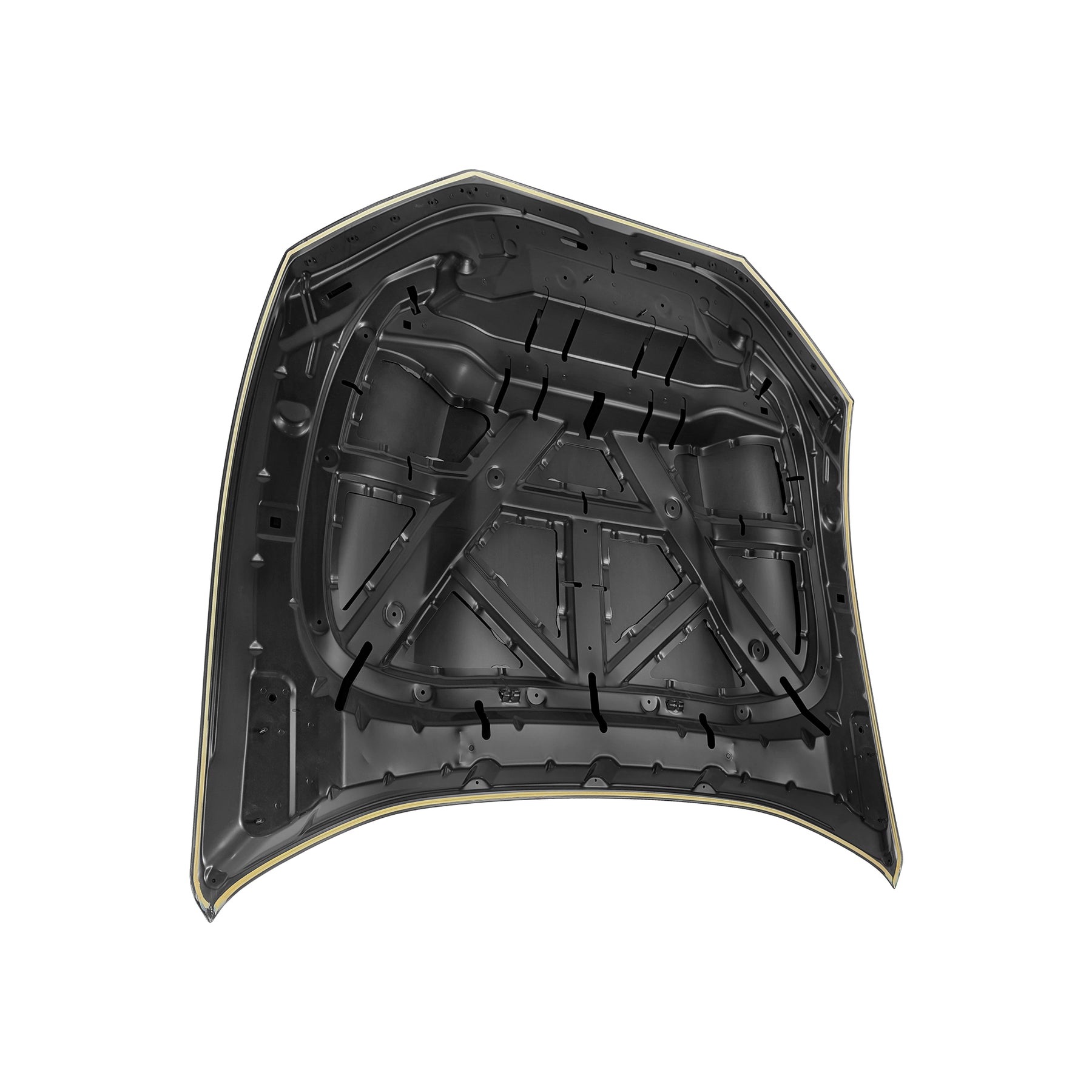 REPLACEMENT HOOD, 2021-, FOR FORD MUSTANG EV, (ALUM)