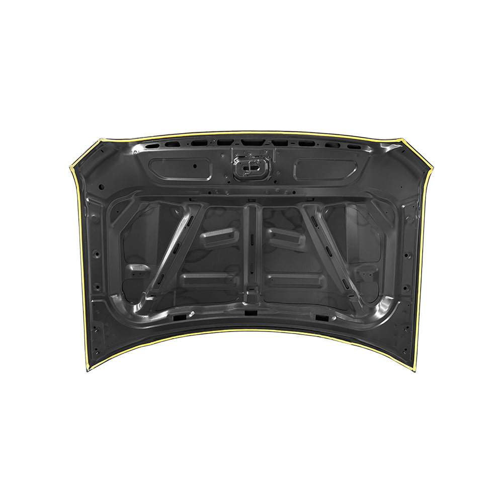 REPLACEMENT HOOD, 2019-2021, FOR GMC SIERRA 1500, 84610676, (ALUM)