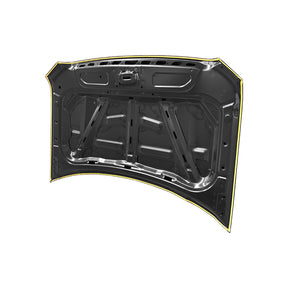 REPLACEMENT HOOD, 2019-2021, FOR GMC SIERRA 1500, 84610676, (ALUM)