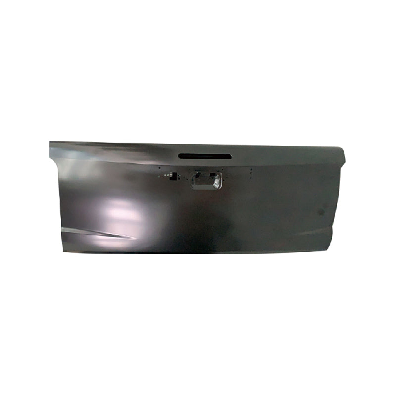 REPLACEMENT TAIL PANEL WITH CAMERA HOLE AND DECORATIVE STRIP HOLE, 2018-, FOR MITSUBISHI L200