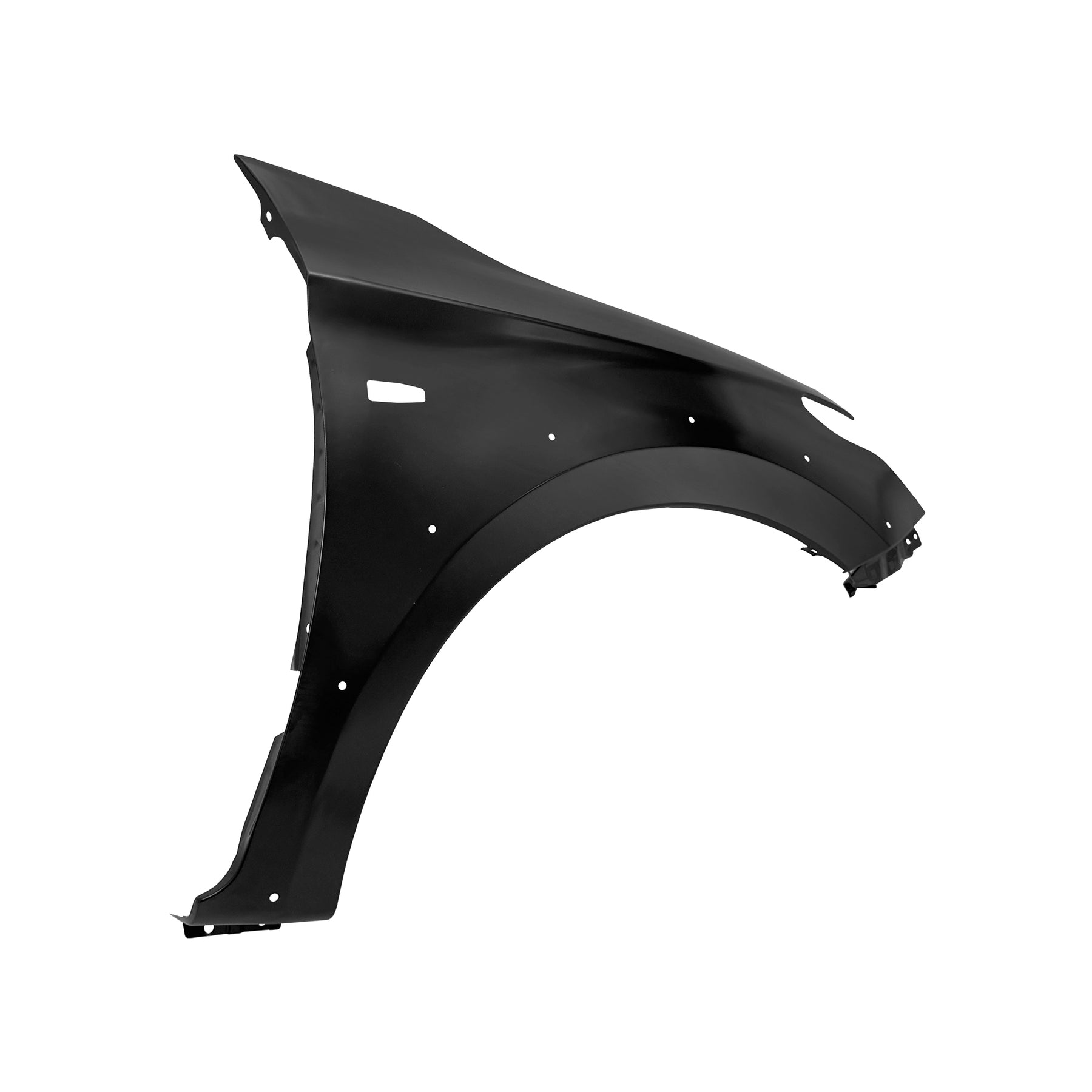REPLACEMENT FRONT FENDER RH WITH WHEEL HOLE WITH SIDE LAMP HOLE, 2015-, FOR MITSUBISHI L200, 5220K096