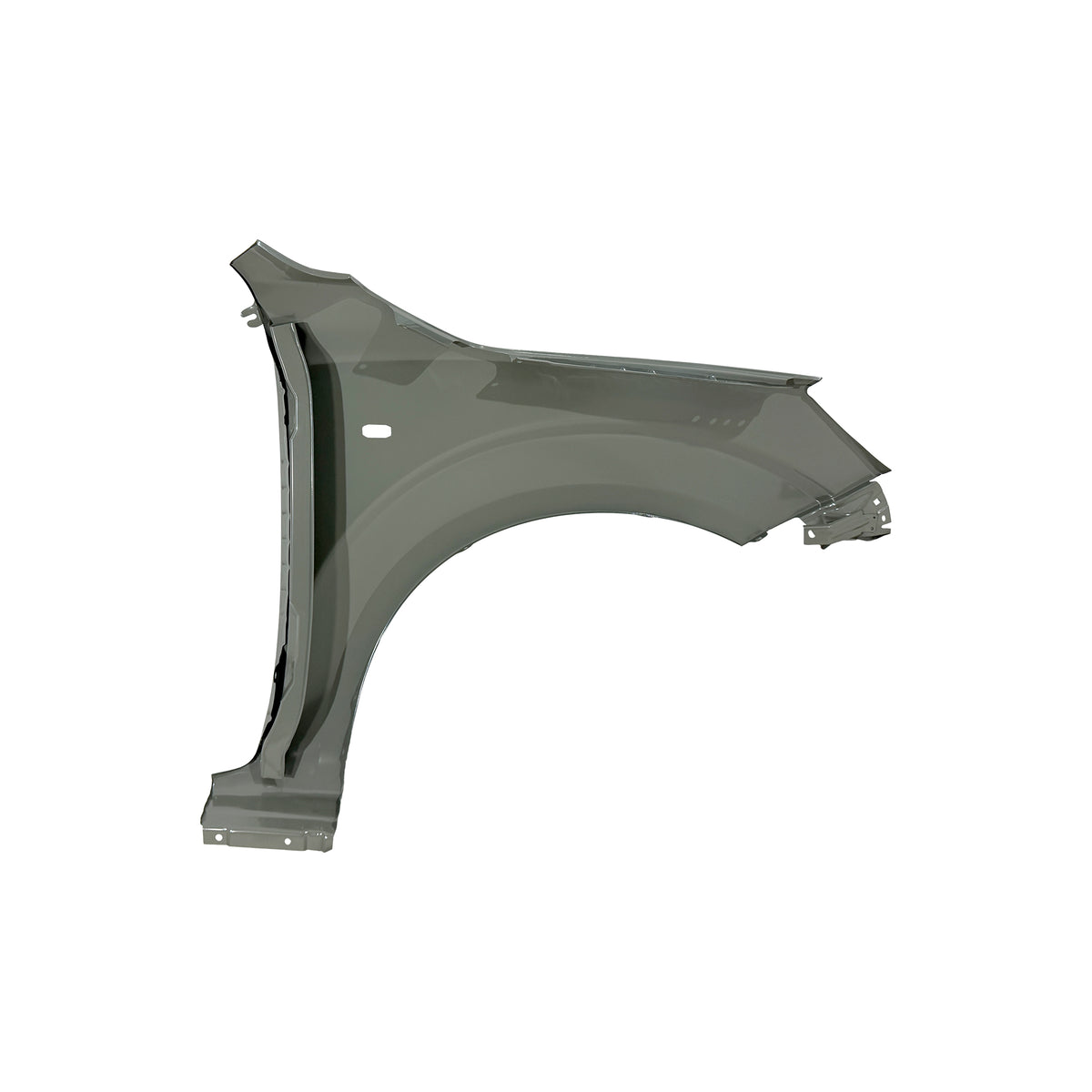 REPLACEMENT FRONT FENDER LH WITH HOLES 4*4, 2017, FOR NISSAN NP300, (STEEL)