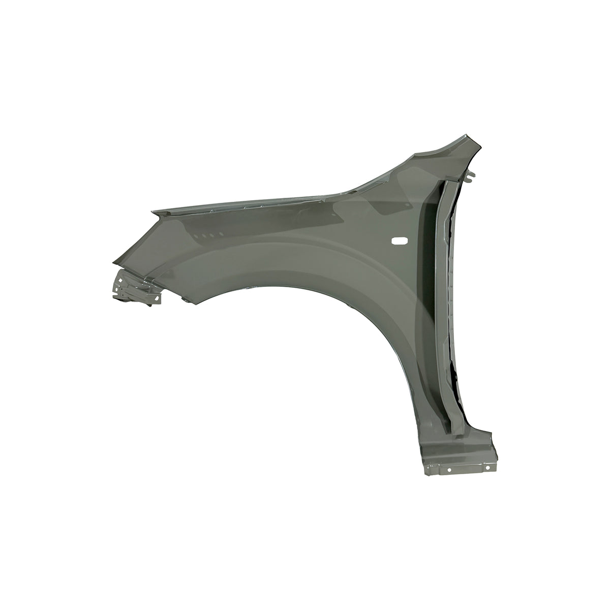 REPLACEMENT FRONT FENDER RH WITH HOLES 4*4, 2017, FOR NISSAN NP300, (STEEL)