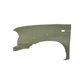 REPLACEMENT FRONT FENDER LH with skirt hole and side lamp hole, FOR NISSAN D23, (STEEL)