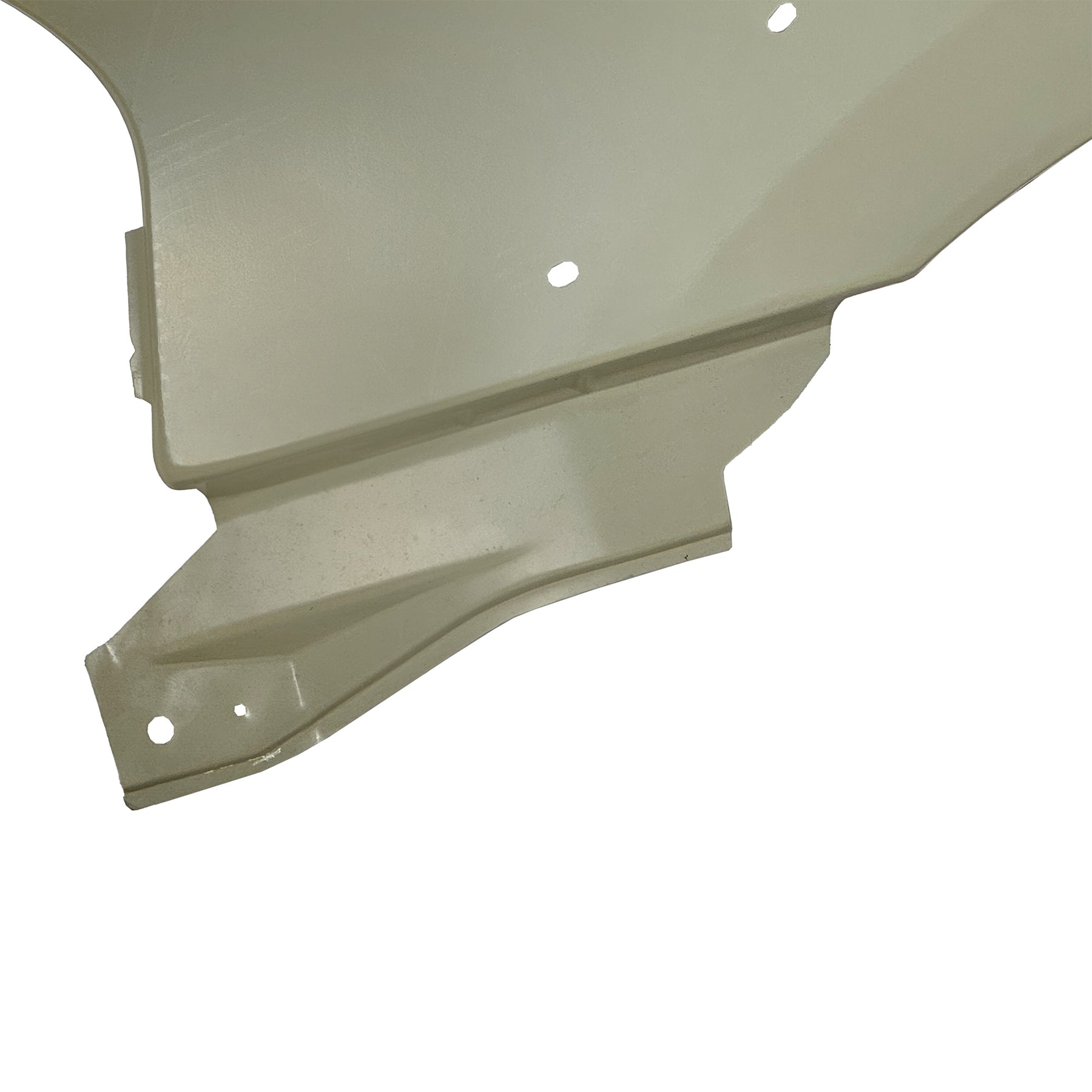 REPLACEMENT FRONT FENDER LH with skirt hole and side lamp hole, FOR NISSAN D23, (STEEL)