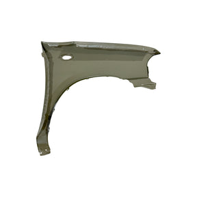 REPLACEMENT FRONT FENDER LH WITH SIDE LAMP HOLES WITHOUT WHEEL HOLES, FOR NISSAN D23, (STEEL)