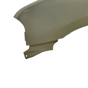 REPLACEMENT FRONT FENDER LH WITH SIDE LAMP HOLES WITHOUT WHEEL HOLES, FOR NISSAN D23, (STEEL)