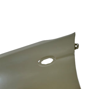 REPLACEMENT FRONT FENDER LH WITH SIDE LAMP HOLES WITHOUT WHEEL HOLES, FOR NISSAN D23, (STEEL)