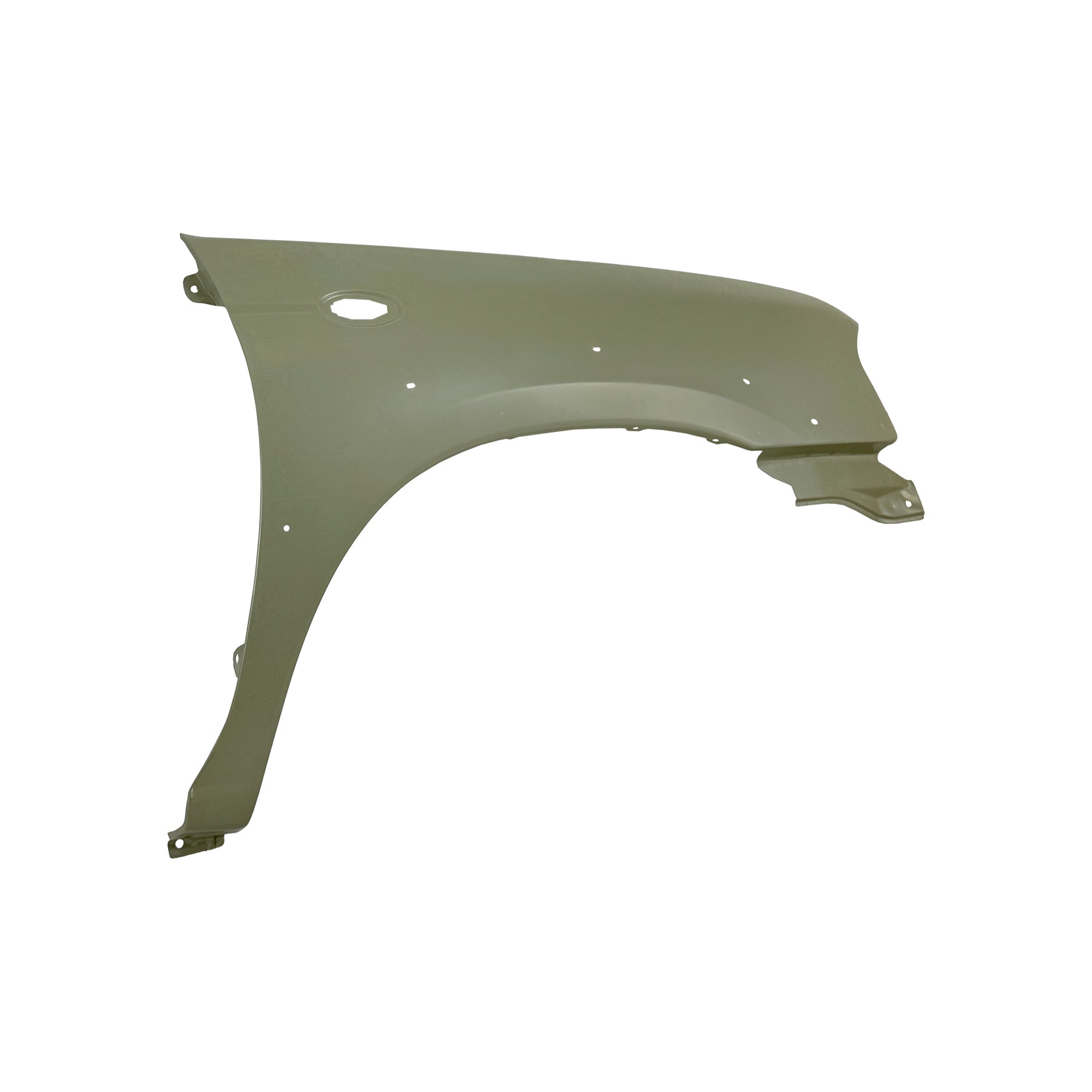 REPLACEMENT FRONT FENDER RH with skirt hole and side lamp hole, FOR NISSAN D23, (STEEL)