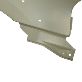 REPLACEMENT FRONT FENDER RH with skirt hole and side lamp hole, FOR NISSAN D23, (STEEL)
