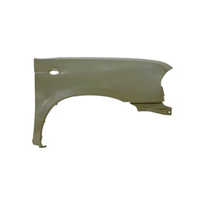 REPLACEMENT FRONT FENDER RH WITH SIDE LAMP HOLES WITHOUT WHEEL HOLES, FOR NISSAN D23, (STEEL)