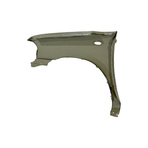 REPLACEMENT FRONT FENDER RH WITH SIDE LAMP HOLES WITHOUT WHEEL HOLES, FOR NISSAN D23, (STEEL)