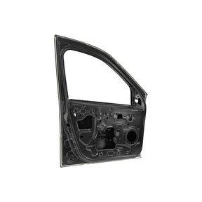 REPLACEMENT FRONT DOOR W MOULDING LH, 2004-2012, FOR RENAULT LOGAN, 801016598R, (STEEL)