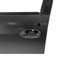 REPLACEMENT FRONT DOOR W MOULDING LH, 2004-2012, FOR RENAULT LOGAN, 801016598R, (STEEL)