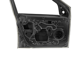 REPLACEMENT FRONT DOOR W MOULDING LH, 2004-2012, FOR RENAULT LOGAN, 801016598R, (STEEL)