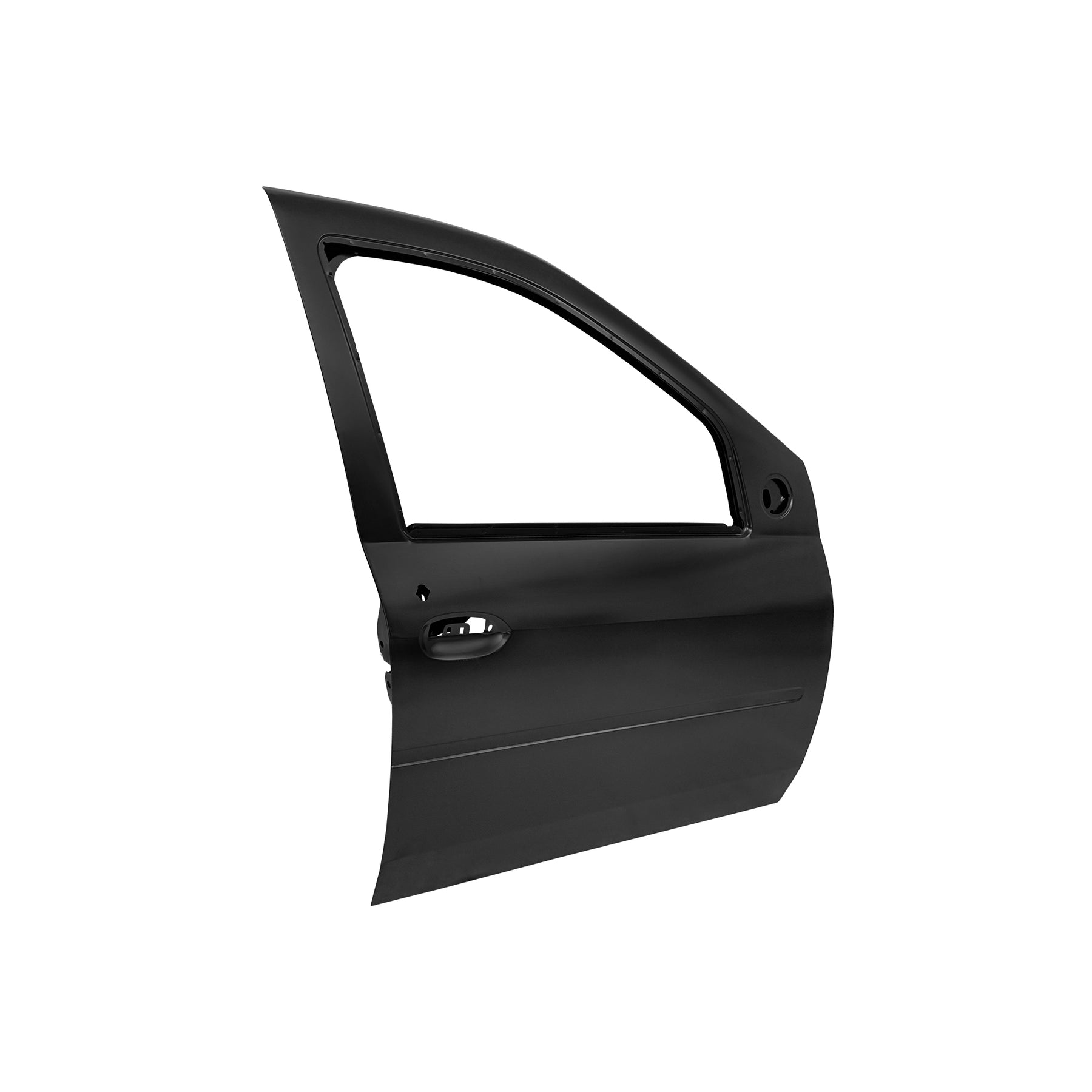 REPLACEMENT FRONT DOOR W/O MOULDING RH, 2004-2012, FOR RENAULT LOGAN, (STEEL)