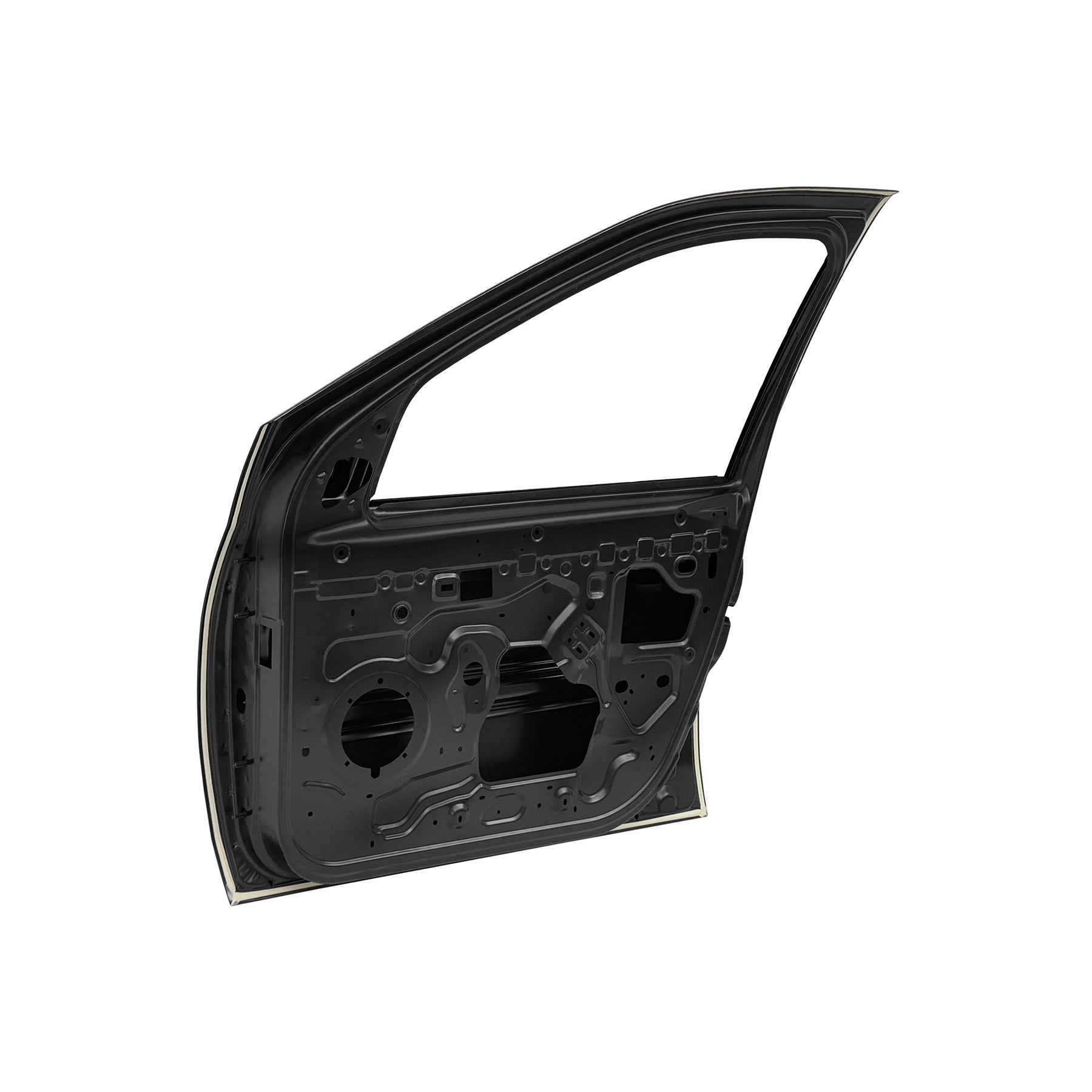 REPLACEMENT FRONT DOOR W/O MOULDING RH, 2004-2012, FOR RENAULT LOGAN, (STEEL)