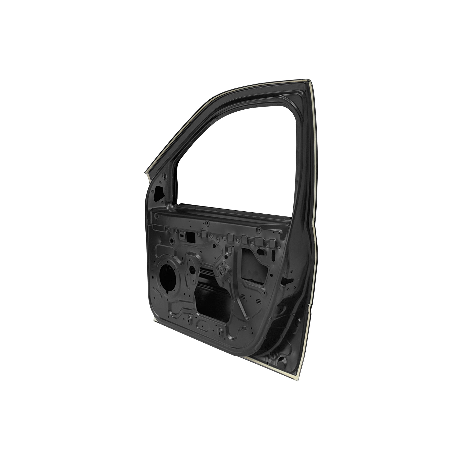 REPLACEMENT FRONT DOOR W/O MOULDING RH, 2004-2012, FOR RENAULT LOGAN, (STEEL)
