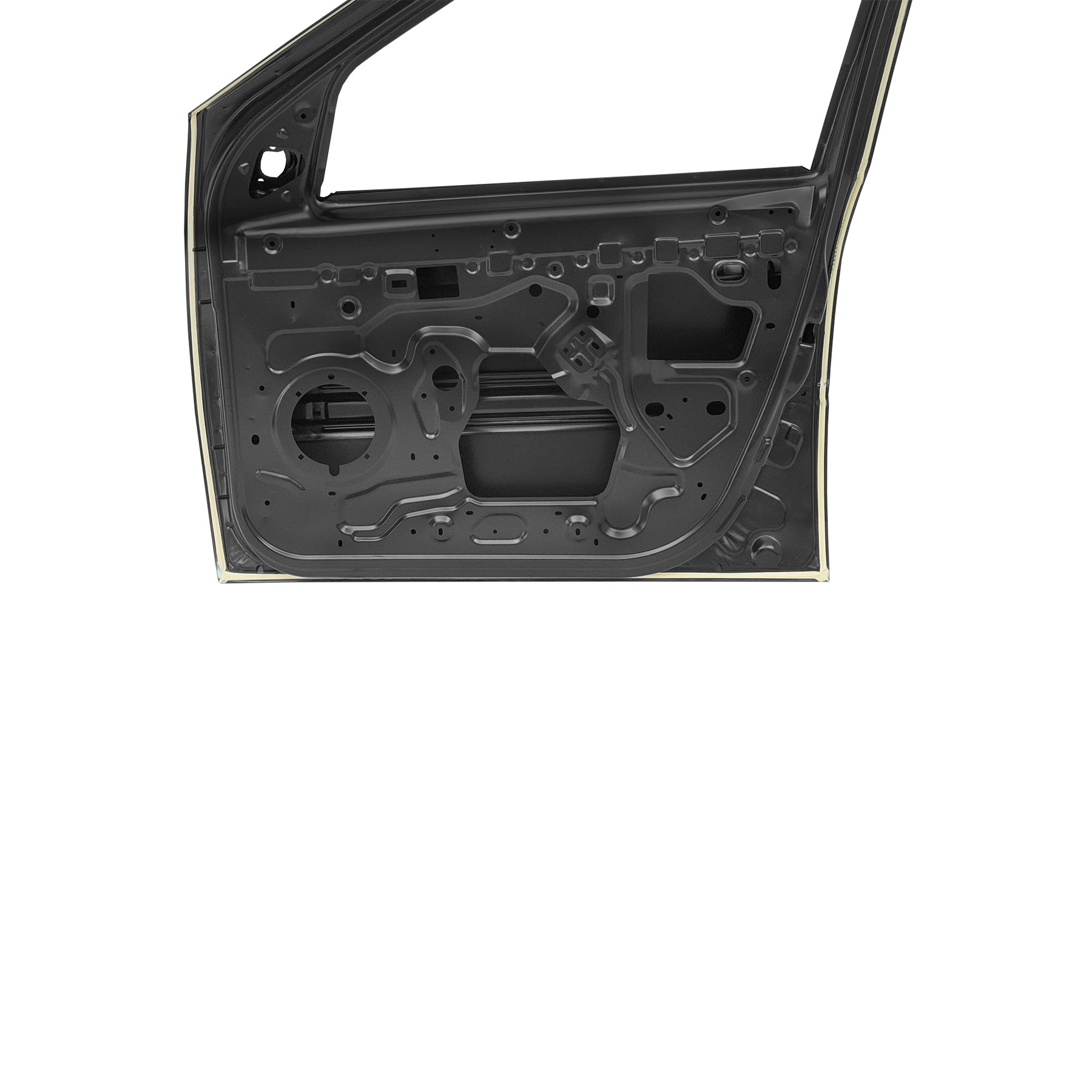 REPLACEMENT FRONT DOOR W/O MOULDING RH, 2004-2012, FOR RENAULT LOGAN, (STEEL)