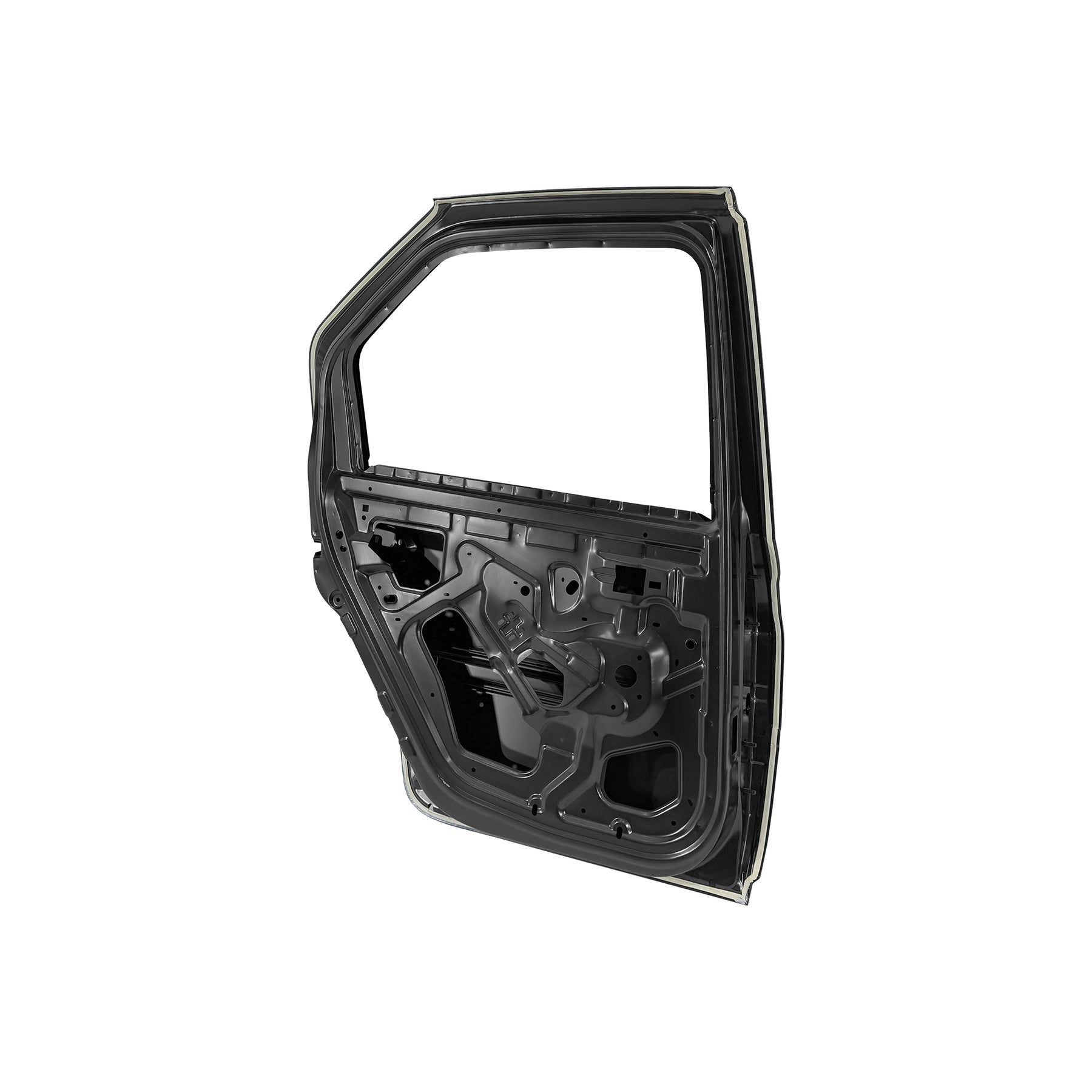 REPLACEMENT REAR DOOR W/O MOULDING LH, 2004-2012, FOR RENAULT LOGAN, (STEEL)