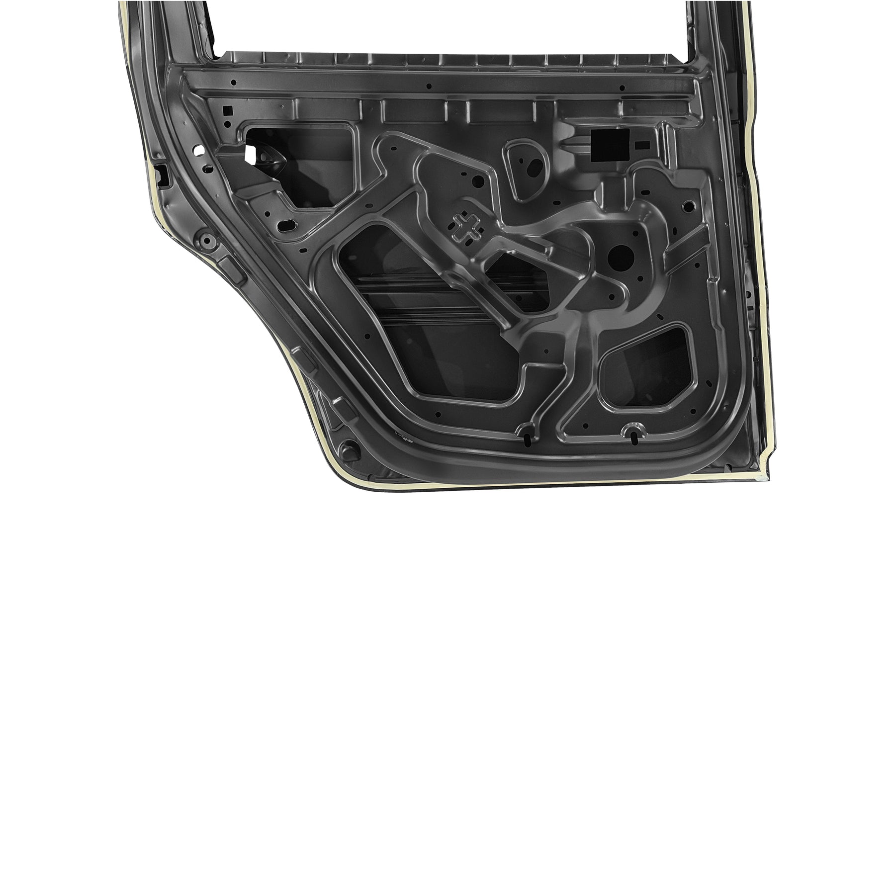 REPLACEMENT REAR DOOR W/O MOULDING LH, 2004-2012, FOR RENAULT LOGAN, (STEEL)