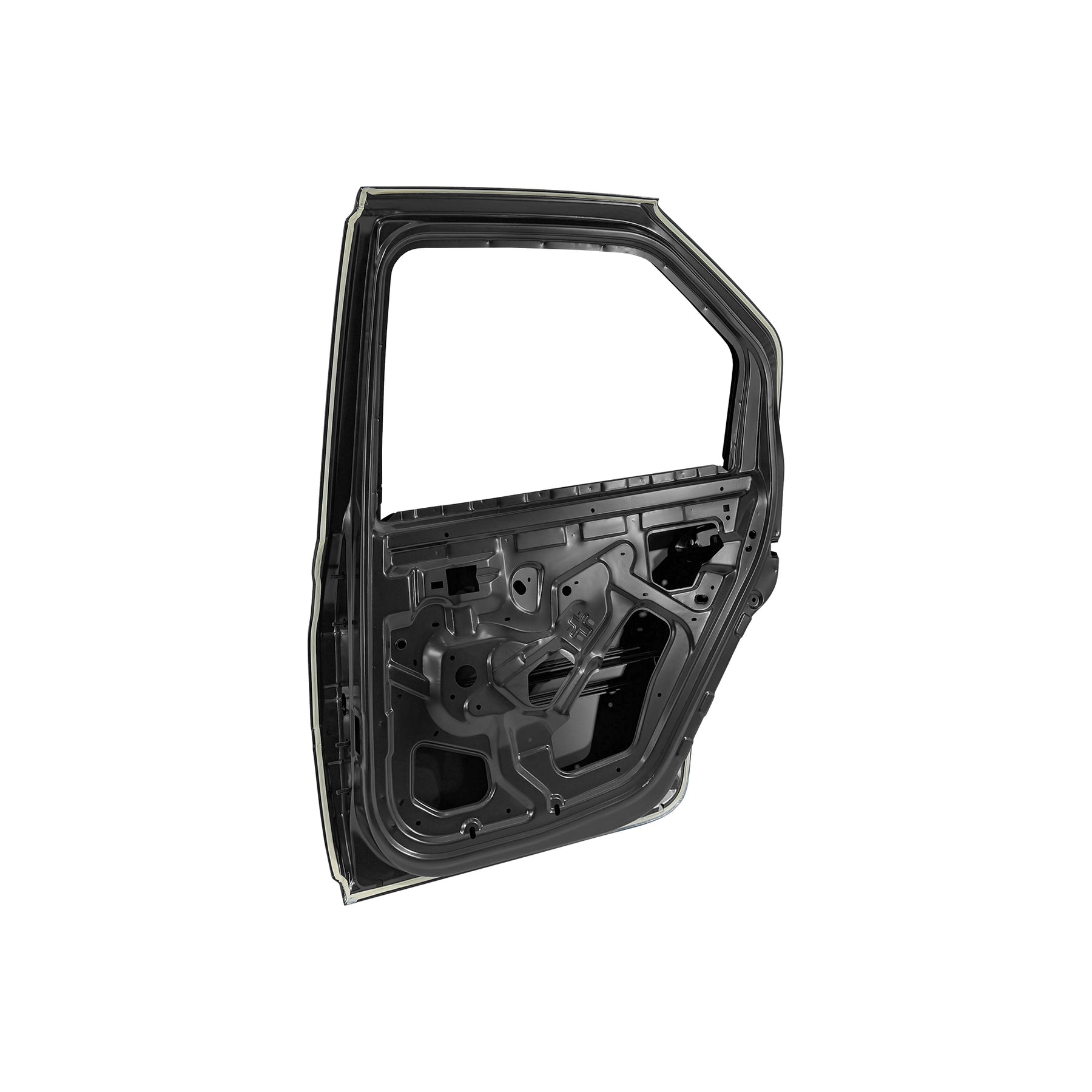 REPLACEMENT REAR DOOR W/O MOULDING RH, 2004-2012, FOR RENAULT LOGAN, (STEEL)