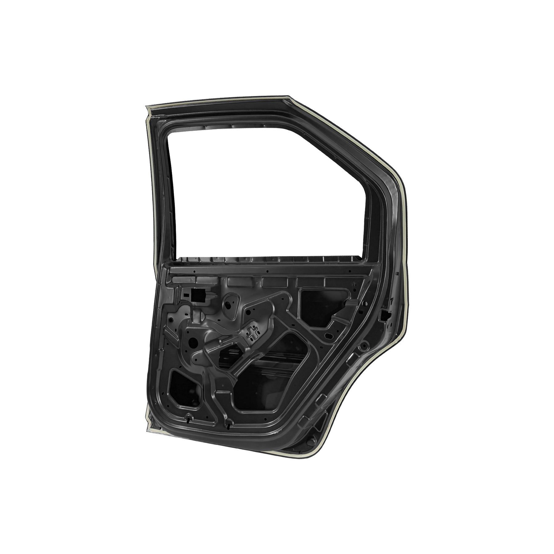 REPLACEMENT REAR DOOR W/O MOULDING RH, 2004-2012, FOR RENAULT LOGAN, (STEEL)