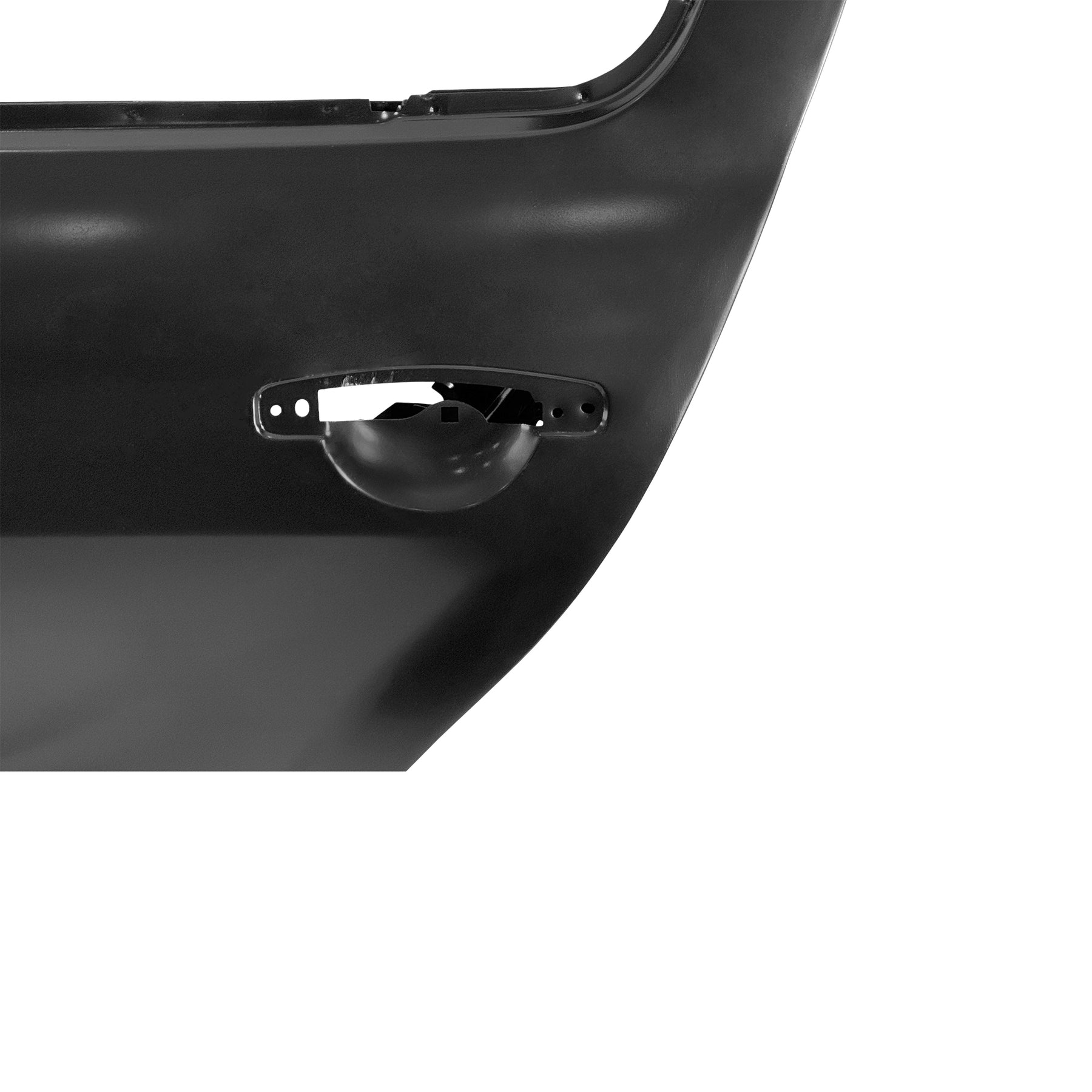 REPLACEMENT REAR DOOR LH WITH PROTECTOR HOLE, 2009, FOR DACIA SANDERO, 821018232R, (STEEL)
