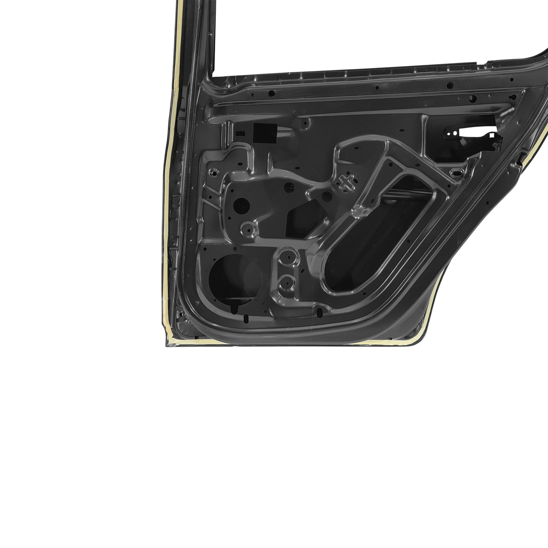 REPLACEMENT REAR DOOR RH WITH PROTECTOR HOLE, 2009, FOR DACIA SANDERO, 821006948R, (STEEL)