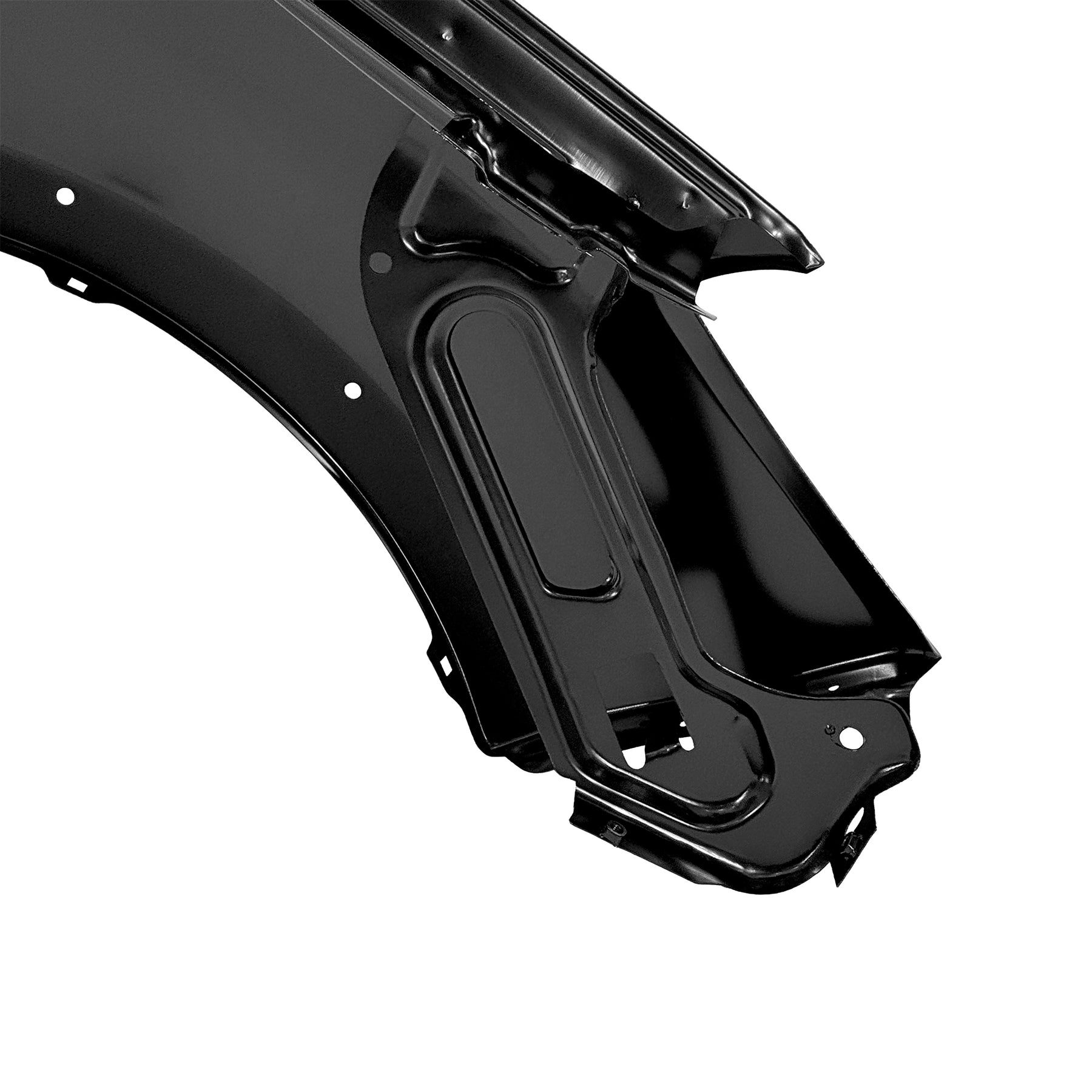 REPLACEMENT FRONT FENDER( WITH LAMP HOLE AND RIM HOLE) LH, FOR DACIA STEPWAY, 631017245R, (STEEL)