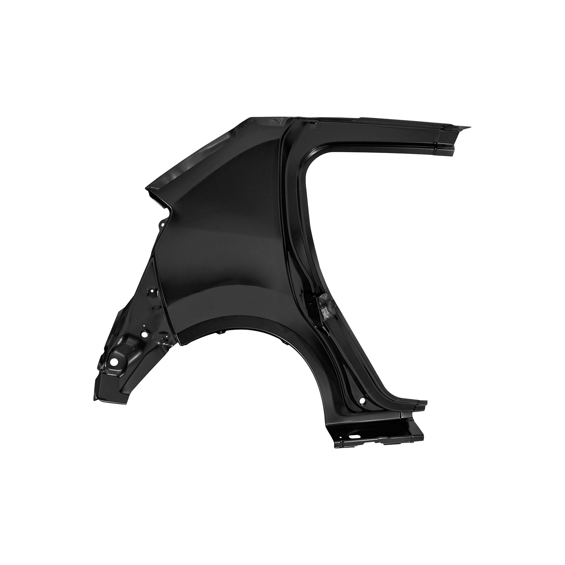 REPLACEMENT REAR FENDER LH, 2009, FOR DACIA SANDERO, (STEEL)