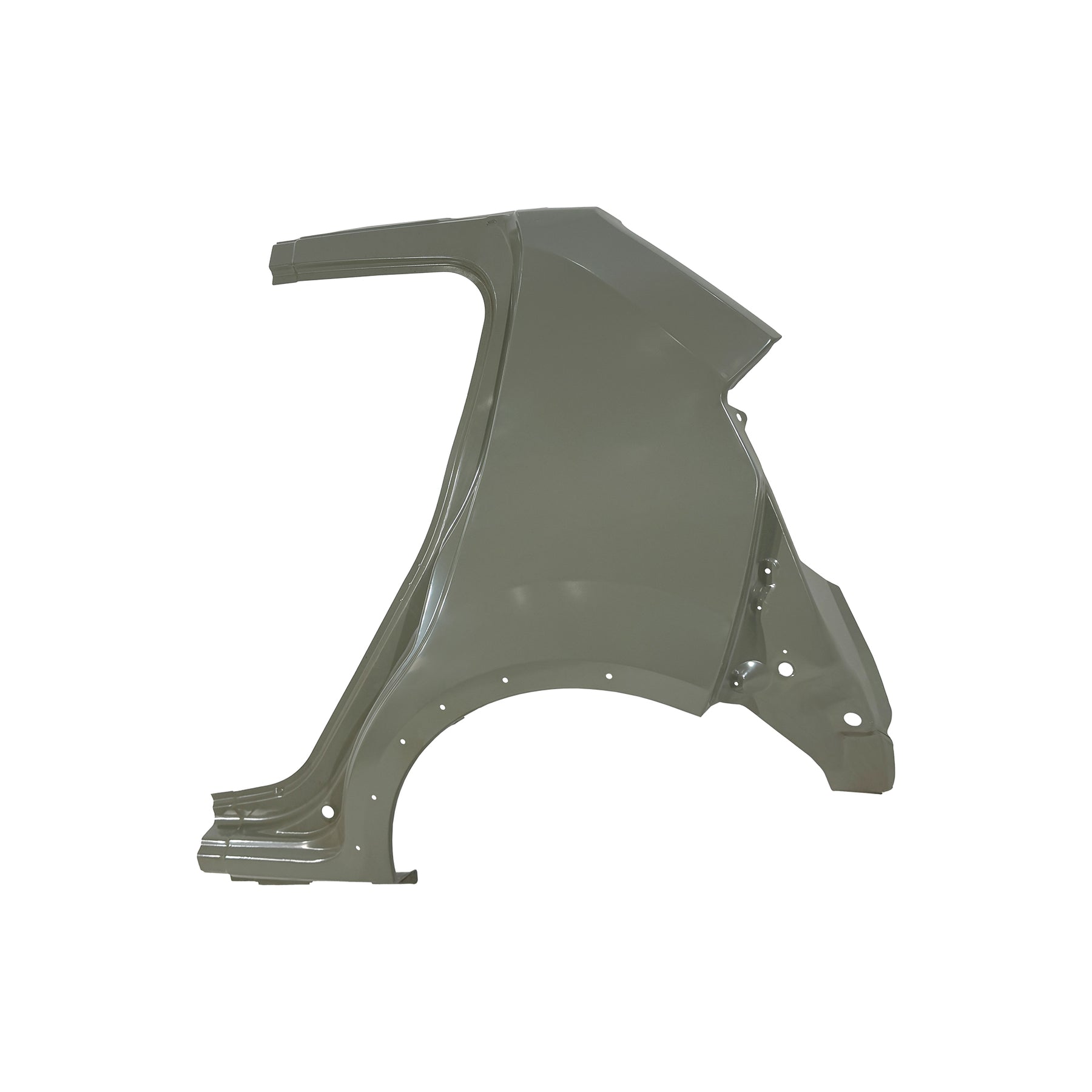 REPLACEMENT REAR FENDER LH(WITH RIM HOLE), FOR DACIA STEPWAY, (STEEL)