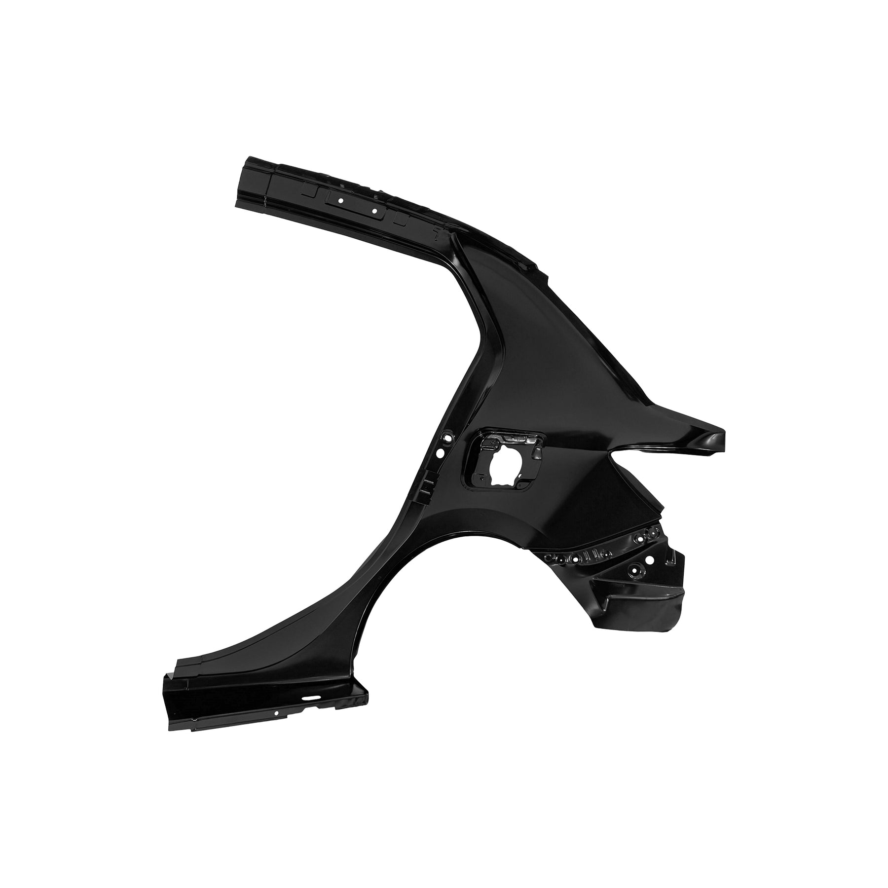 REPLACEMENT REAR FENDER RH, 2013-, FOR RENAULT SYMBOL, 760327785R, (STEEL)