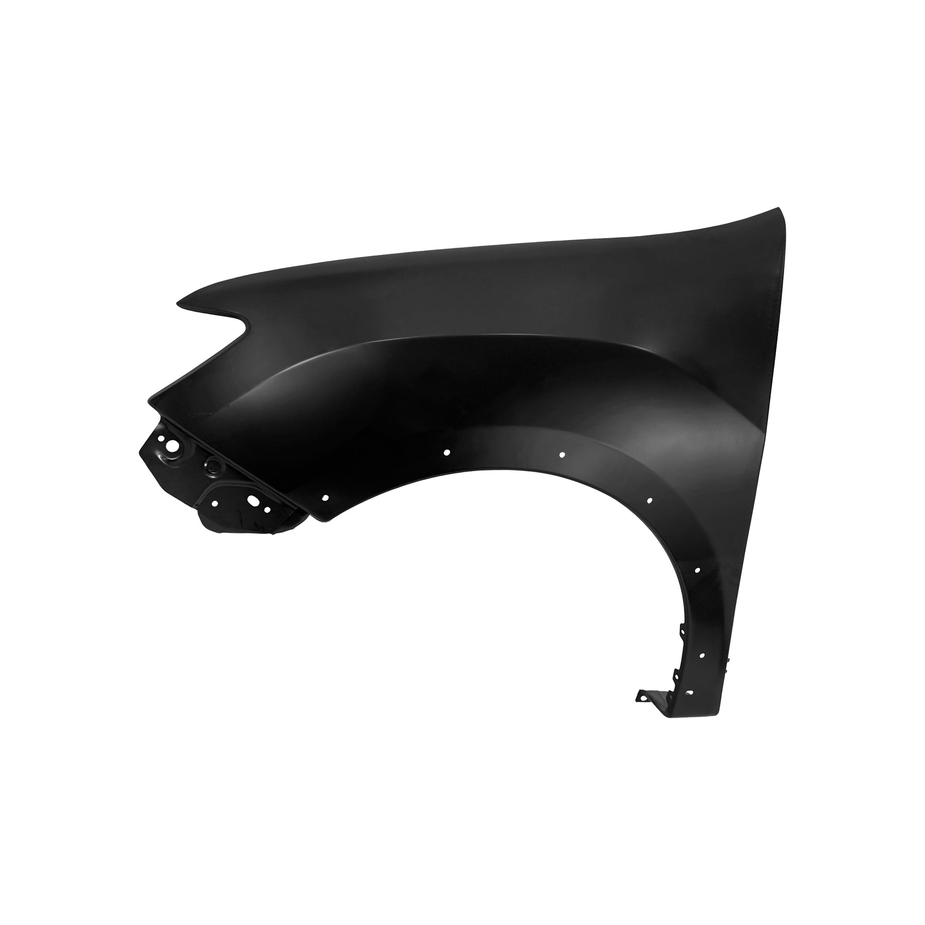 REPLACEMENT FRONT FENDER LH(WITHOUT LAMP HOLE AND WITH RIM HOLE), 2013, FOR DACIA LOGAN, 631018989R, (STEEL)