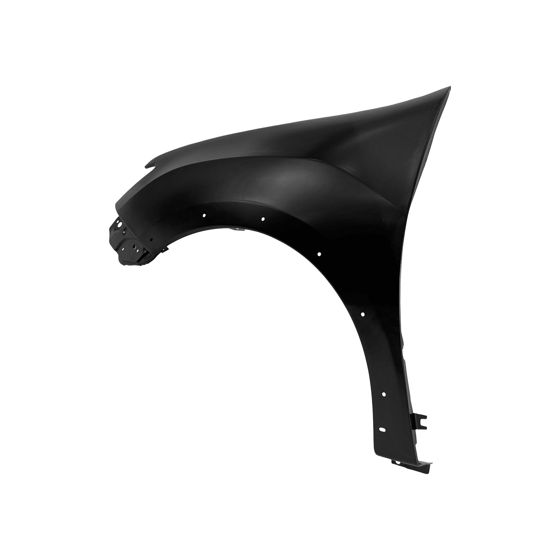 REPLACEMENT FRONT FENDER LH(WITHOUT LAMP HOLE AND WITH RIM HOLE), 2013, FOR DACIA LOGAN, 631018989R, (STEEL)