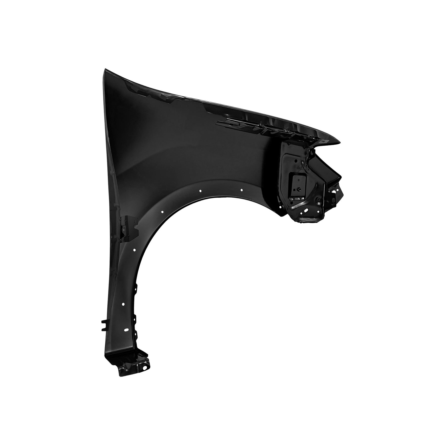 REPLACEMENT FRONT FENDER LH(WITHOUT LAMP HOLE AND WITH RIM HOLE), 2013, FOR DACIA LOGAN, 631018989R, (STEEL)