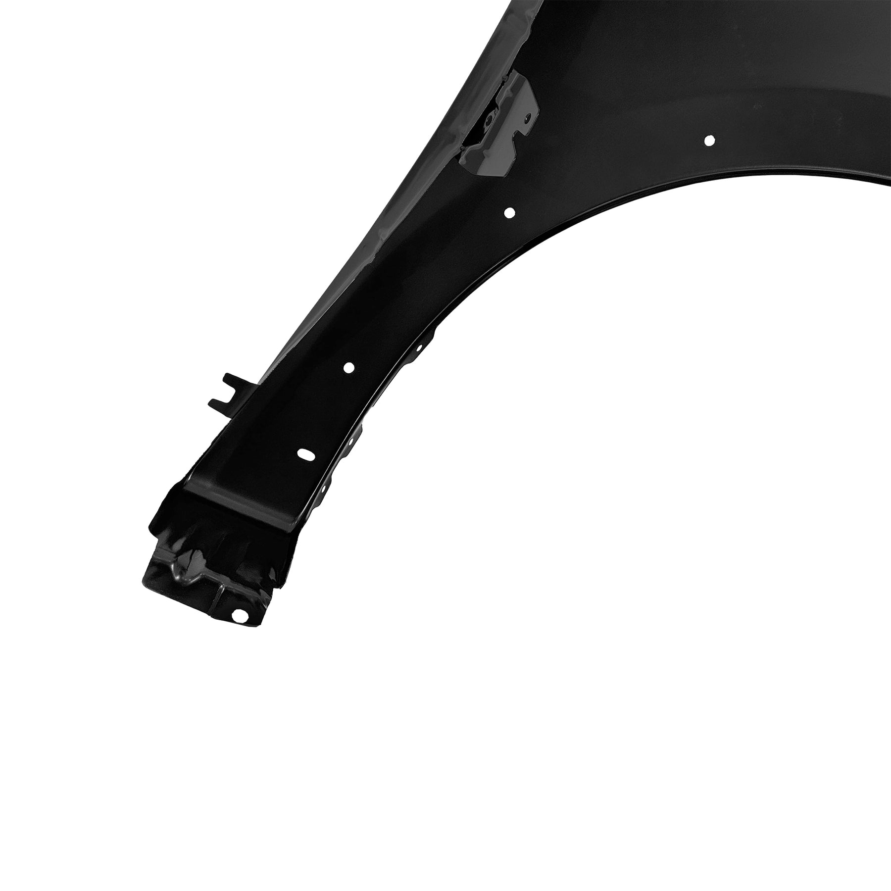 REPLACEMENT FRONT FENDER LH(WITHOUT LAMP HOLE AND WITH RIM HOLE), 2013, FOR DACIA LOGAN, 631018989R, (STEEL)