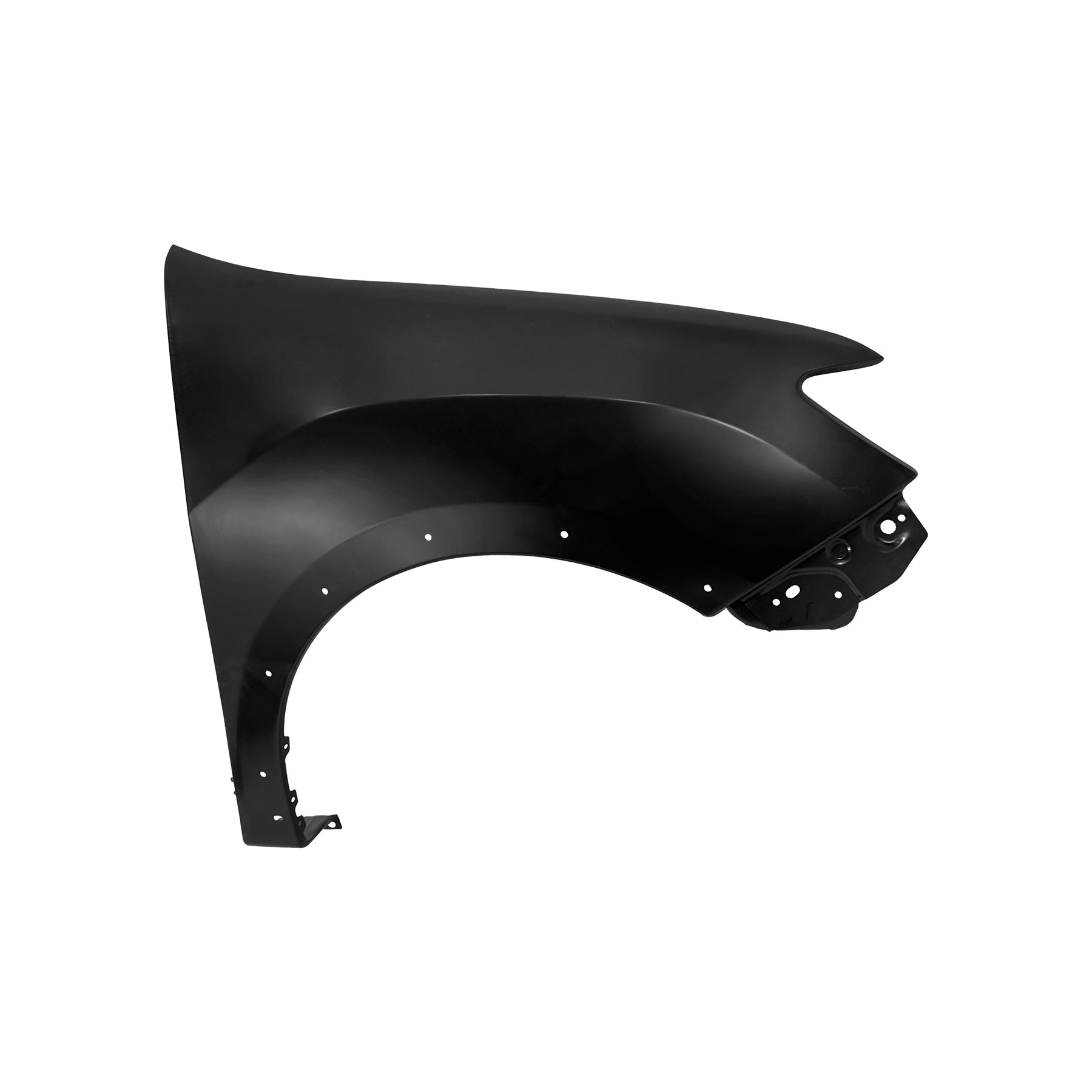REPLACEMENT FRONT FENDER RH(WITHOUT LAMP HOLE AND WITH RIM HOLE), 2013, FOR DACIA LOGAN, 631004482R, (STEEL)