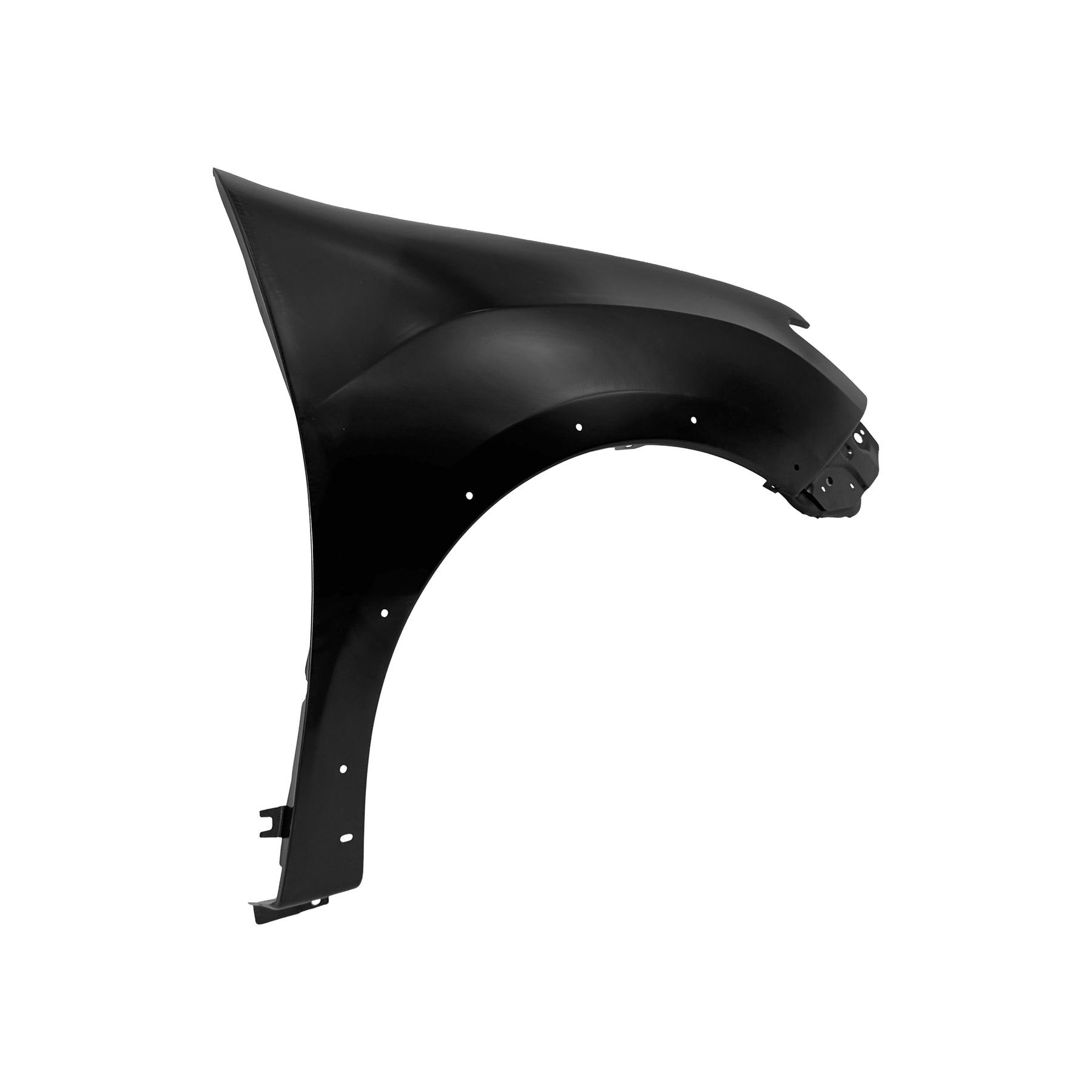 REPLACEMENT FRONT FENDER RH(WITHOUT LAMP HOLE AND WITH RIM HOLE), 2013, FOR DACIA LOGAN, 631004482R, (STEEL)