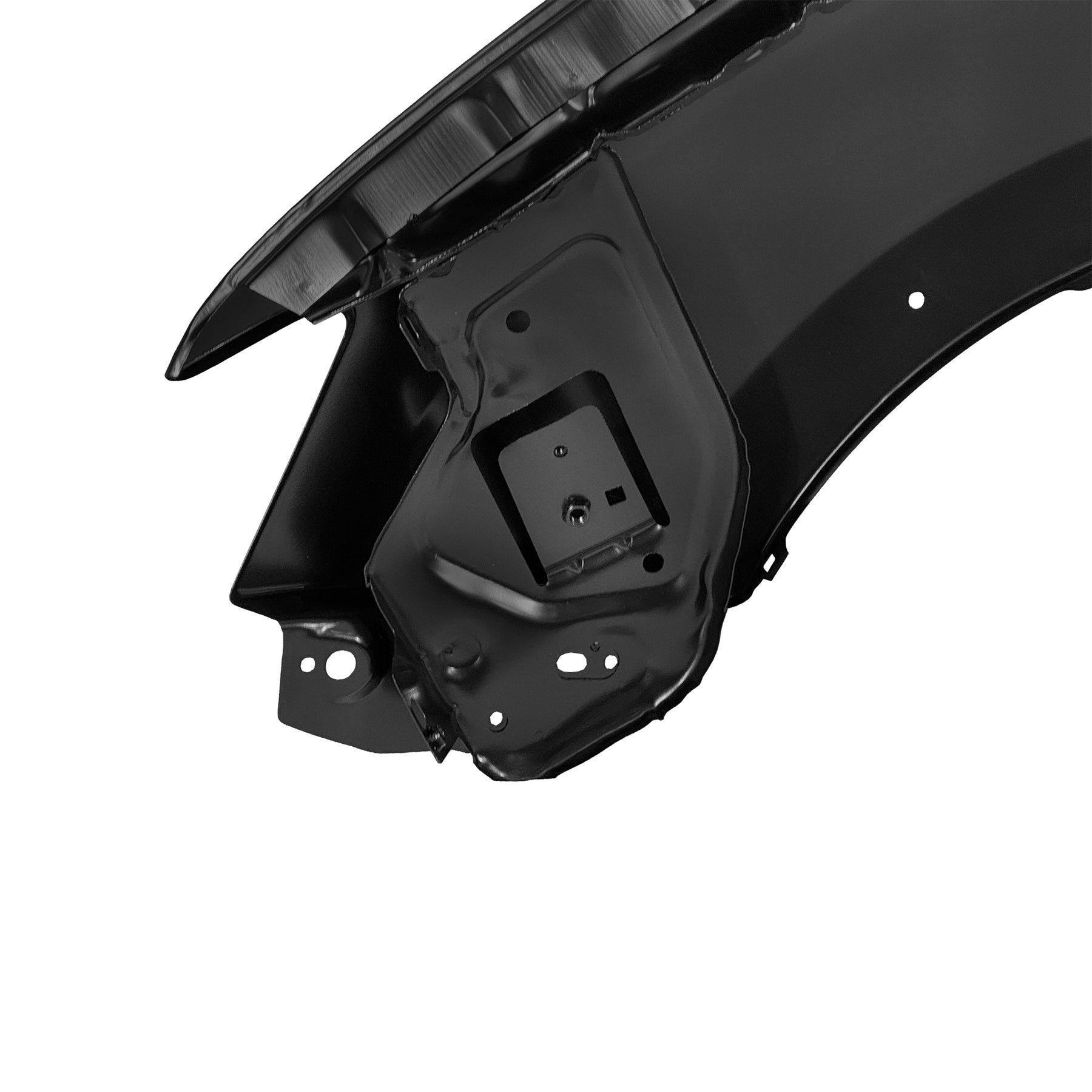 REPLACEMENT FRONT FENDER RH(WITHOUT LAMP HOLE AND WITH RIM HOLE), 2013, FOR DACIA LOGAN, 631004482R, (STEEL)