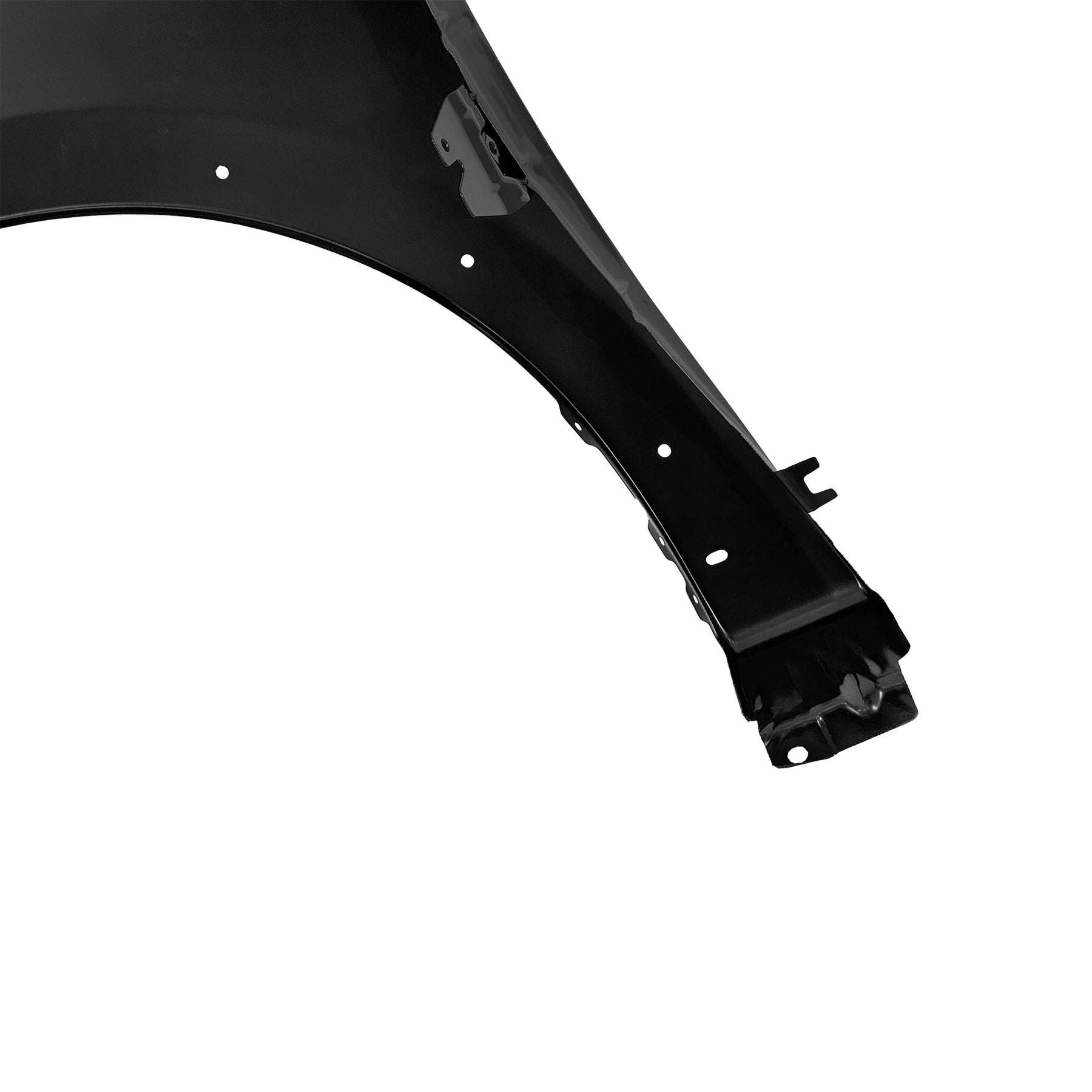 REPLACEMENT FRONT FENDER RH(WITHOUT LAMP HOLE AND WITH RIM HOLE), 2013, FOR DACIA LOGAN, 631004482R, (STEEL)