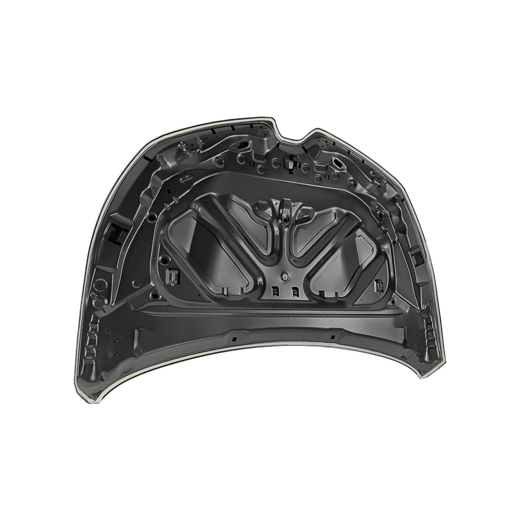REPLACEMENT HOOD, FOR RENAULT CLIO 5, 651007101R, ALUMINUM