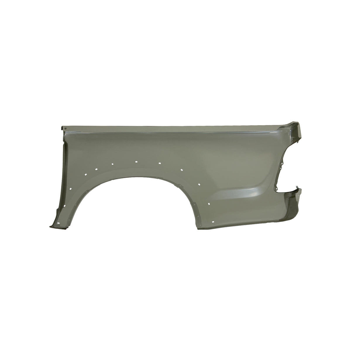REPLACEMENT REAR FENDER RH WITHOUT HOOK WITH SKIRT HOLE, FOR TOYOTA HILUX VIGO DOUBLE CABIN MIDDLE OPEN, (STEEL)