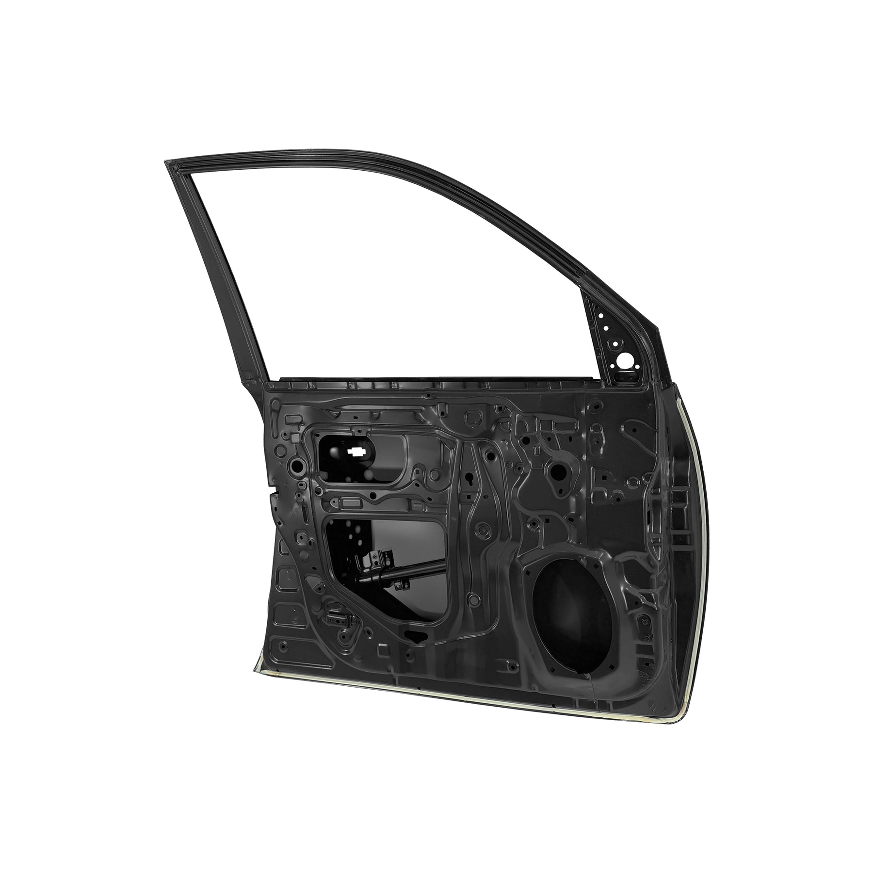 REPLACEMENT FRONT DOOR LH WITH MOLDING HOLE, FOR TOYOTA LAND CRUISER FJ200, (STEEL)