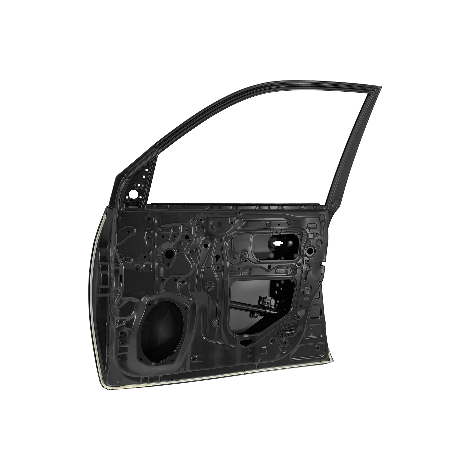 REPLACEMENT FRONT DOOR RH WITH MOLDING HOLE, FOR TOYOTA LAND CRUISER FJ200, (STEEL)